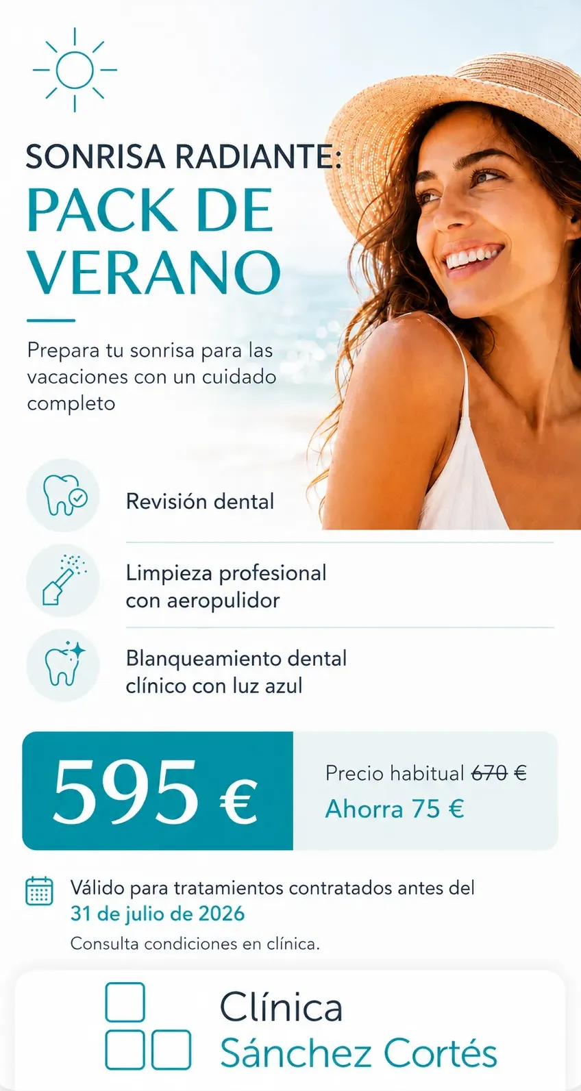Promoción blanqueamiento dental